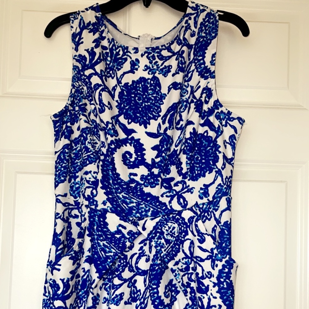 Blue and White Boutique Dress medium